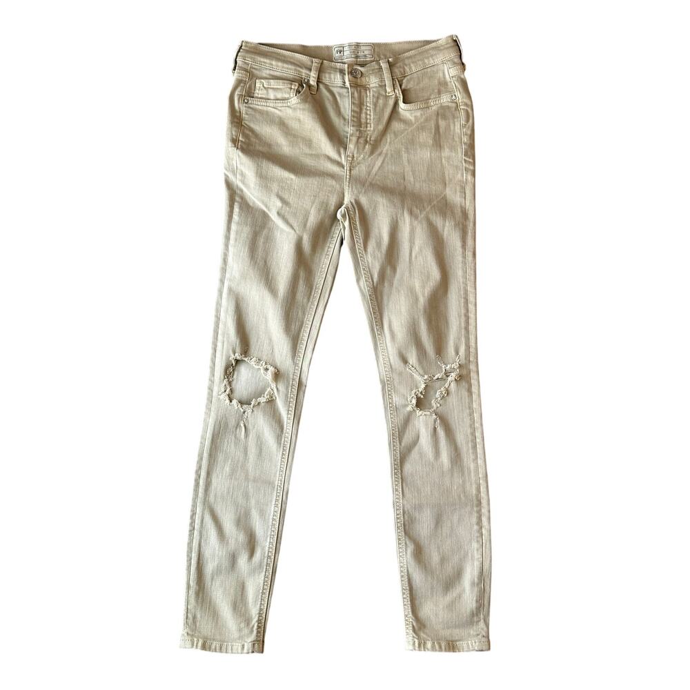 Free People Women’s Khaki Denim Jeans Size 27R